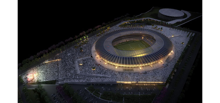 Legenda: O Estádio do Mineirão consome 30% a menos de energia do que outros estádios (Foto: Divulgação/BCMF)